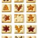 Voila' Cookie Winter Holiday stampo T-Plus+ Puzzle Albero di Natale 24 x 15 cm h 2 cm da Silikomart