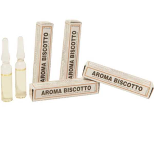 Aroma biscotto liquido da Madma in fiala da 2 g, per aromatizzare impasti e creme per dolci