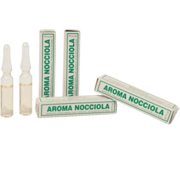 Aroma nocciola liquido da Madma in fiala da 2 g, per aromatizzare impasti e creme per dolci