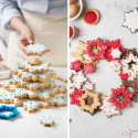 Set 8 taglia-biscotti albero stella di ghiaccio in plastica da Decora