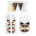 Set 3 Stampi cioccolato Coni 3D in policarbonato da Decora