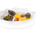Foresta Silikomart stampo silicone giallo 24 decori foglie di due diverse forme, linea Naturae