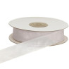 Nastro Organza Bianco 10 mm: rocchetta di nastro per in Organza di colore bianco largo 10 mm e lungo 50 m. Nastro Organza Bianco 10 mm: rocchetta di nastro per in Organza di colore bianco largo 10 mm e lungo 50 m.