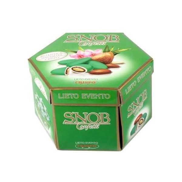 Snob Lieto Evento Fidanzamento Crispo confetti verdi incartati singolarmente da 500 g