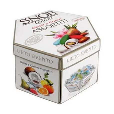 Snob Lieto Evento Gusti e Colori Assortiti Crispo confetti incartati singolarmente da 500 g Snob Lieto Evento Gusti e Colori Assortiti Crispo confetti incartati singolarmente da 500 g