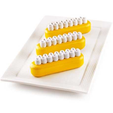 Stampo Kit Pop Éclair stampi in silicone per dessert lungo 13 cm da Silikomart