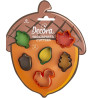 6 Mini Taglia-biscotti foglie autunnali miste in plastica da Decora 6 Mini Taglia-biscotti foglie autunnali miste in plastica da Decora