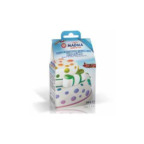Panetto di pasta di zucchero bianca da 250 g di Decora Panetto di pasta di zucchero bianca da 250 g di Decora