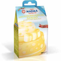 Panetto di pasta di zucchero gialla da 250 g di Madma