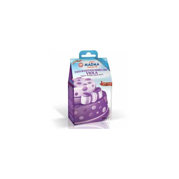 Panetto di pasta di zucchero viola da 250 g di Madma