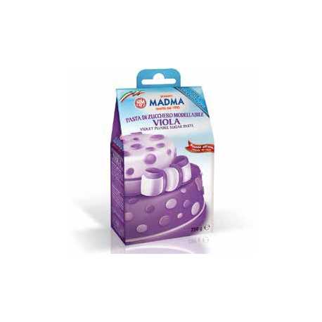 Panetto di pasta di zucchero viola da 250 g di Madma Panetto di pasta di zucchero viola da 250 g di Madma