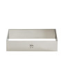 Cornice Rettangolo h 4,5 cm, sagoma in acciaio inox di forma rettangolare 26 x 11 cm da Decora Cornice Rettangolo h 4,5 cm, sagoma in acciaio inox di forma rettangolare 26 x 11 cm da Decora