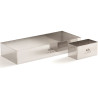 Cornice Rettangolo h 4,5 cm, sagoma in acciaio inox di forma rettangolare varie misure da Decora Cornice Rettangolo h 4,5 cm, sagoma in acciaio inox di forma rettangolare varie misure da Decora