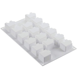 Stampo in silicone Puzzle 30 per dolci mignon a forma di tessera puzzle