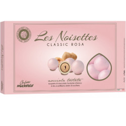 Confetti Maxtris le Noisettes Rosa da 1 Kg, confetti tondi rosa alla nocciola