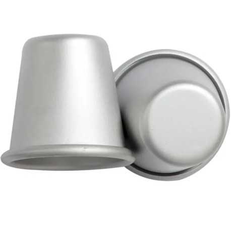 50 Formine Babà normale in alluminio anodizzato diametro 6 cm 50 Formine Babà normale in alluminio anodizzato diametro 6 cm