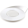 100 Vassoi monoporzioni rotondi in plastica bianca da 86 mm, riutilizzabili da Silikomart 100 Vassoi monoporzioni rotondi in plastica bianca da 86 mm, riutilizzabili da Silikomart