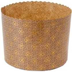 5 Stampi Panettone Alto in cellulosa da 1500 g