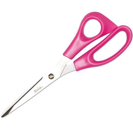 Forbici in acciaio inox da 19 cm e manico in plastica da Decora Forbici in acciaio inox da 19 cm e manico in plastica da Decora