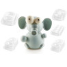 Kit Effy Elefante 3D: stampi termo-formati per Elefantino di cioccolato da Silikomart