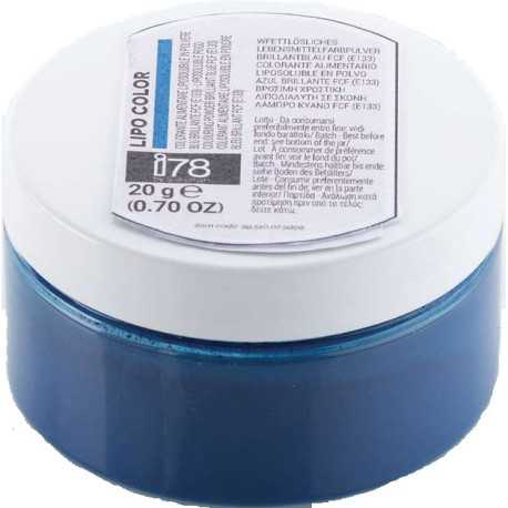 Lipo Color - Blue 20 g Silikomart colorante in polvere liposolubile blu Lipo Color - Blue 20 g Silikomart colorante in polvere liposolubile blu