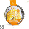 Stampo Crostata Tonda Fondo Mobile diametro 25 cm altezza 3,5 cm in acciaio antiaderente da Decora Stampo Crostata Tonda Fondo Mobile diametro 25 cm altezza 3,5 cm in acciaio antiaderente da Decora