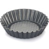 Formina Crostatina Tonda con Fondo Rialzato in alluminio antiaderente di diametro 10 cm e 12 cm Formina Crostatina Tonda con Fondo Rialzato in alluminio antiaderente di diametro 10 cm e 12 cm