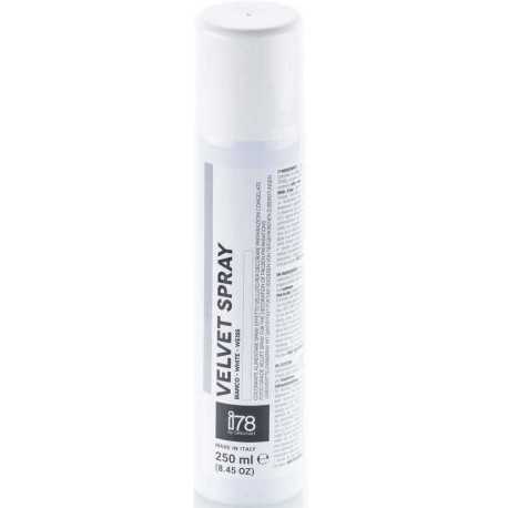 Colorante alimentare Spray Bianco Vellutato da 250 ml, della linea i78 di Silikomart Colorante alimentare Spray Bianco Vellutato da 250 ml, della linea i78 di Silikomart