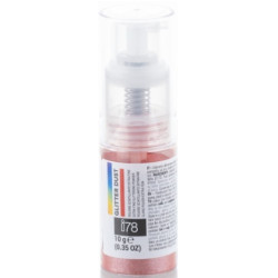 Glitter Dust Red 10 g Silikomart colorante in polvere spray color rosso glitterato perlescente, della linea i78
