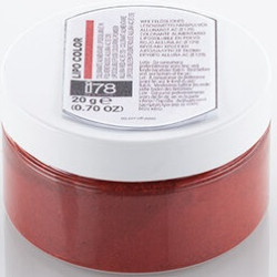 5 g Colorante alimentare in polvere liposolubile rosso linea i78 da Silikomart