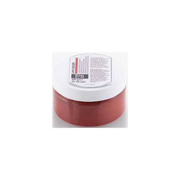 5 g Colorante alimentare in polvere liposolubile rosso linea i78 da Silikomart