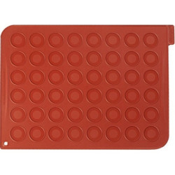 Tappeto in silicone per 24 macarons da 4 cm da Silikomart MAC01