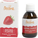 50 g Aroma naturale Fragola per impasti e creme per dolci e torte da Decora