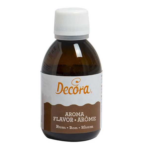 50 g Aroma naturale Rum per impasti e creme per dolci e torte da Decora