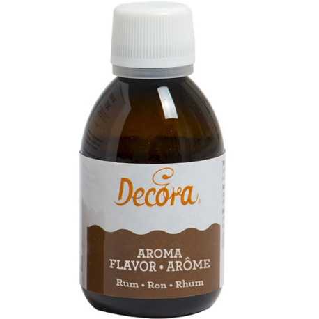 50 g Aroma naturale Rum per impasti e creme per dolci e torte da Decora