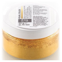 20 g Perl Color Gold colorante in polvere Oro Perlato della linea i78 di Silikomart