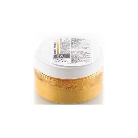 20 g Perl Color Gold colorante in polvere Oro Perlato della linea i78 di Silikomart 20 g Perl Color Gold colorante in polvere Oro Perlato della linea i78 di Silikomart