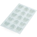 Stampo in silicone Cupido 30 per dolci mignon a forma di cuoricini mignon da Silikomart