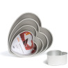 Stampo Cuore in alluminio anodizzato da diametro 15 cm a 35 cm di Decora teglia professionale di alta qualità Stampo Cuore in alluminio anodizzato da diametro 15 cm a 35 cm di Decora teglia professionale di alta qualitÃ