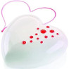 Ti amo 1000 Silikomart: kit stampo in silicone bianco per torta a forma di cuore 170x164xh63 mm con cutter Ti amo 1000 Silikomart: kit stampo in silicone bianco per torta a forma di cuore 170x164xh63 mm con cutter