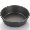 Formina tonda liscia con bordo di diametro 8 cm ed altezza 2 cm in alluminio antiaderente da Vespa