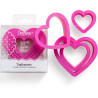 Set 4 Cutter Tagliapasta Cuore da 4 cm a 8 cm, in plastica da Decora Set 4 Cutter Tagliapasta Cuore da 4 cm a 8 cm, in plastica da Decora