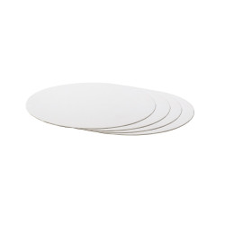 Da 16 a 36 cm Disco sottotorta sottile bianco in cartoncino rigido di spessore 0,3 cm da Decora