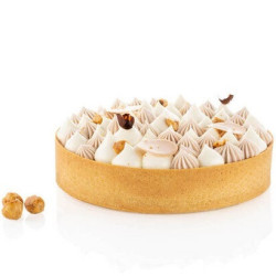 Tarte Ring Round Silikomart (Ø16/25cm) – Anello Microforato Tondo per Crostate e Basi di Frolla