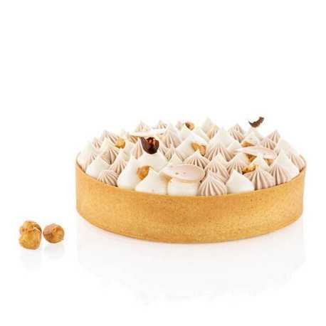 Tarte Ring Round ø16xh3,5 cm Silikomart anello tondo microforato per crostate in termoplastica Tarte Ring Round ø16xh3,5 cm Silikomart anello tondo microforato per crostate in termoplastica