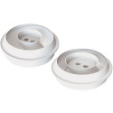 Kit Eternity 1800 diametro 22 cm, altezza 7,2 cm stampo ed inserto in silicone bianco da Silikomart