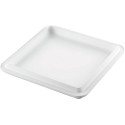 Decor Square 560, stampo quadrato in Silicone bianco Top White di 17 cm, h 2 cm, volume 560 ml di Silikomart