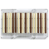 Stampo Sigaro di cioccolato 18 barrette da 9 cm in policarbonato da Decora Stampo Sigaro di cioccolato 18 barrette da 9 cm in policarbonato da Decora