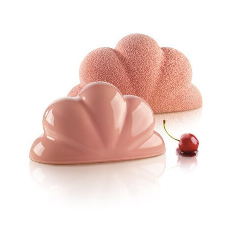 Nuvola Kit 2 stampi multi porzione in silicone grigio da Silikomart