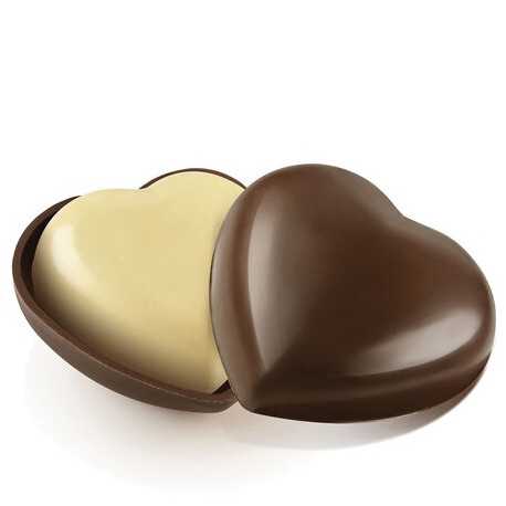 Secret Love o Amore Segreto Kit 2 Stampi Cioccolato Termoformato 3D a forma di cuore da Silikomart Secret Love o Amore Segreto Kit 2 Stampi Cioccolato Termoformato 3D a forma di cuore da Silikomart